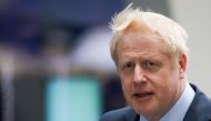 Conservative MP Boris Johnson arrives at the BBC studios in London on June 18, 2019 to take part in the Conservative Party leadership BBC television debate. AFP / Isabel Infantes 