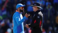 India's Virat Kohli talks to umpire Richard Illingworth Action Images via Reuters/Paul Childs