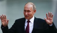 Russian President Vladimir Putin speaks to press members after participating in 'Direct Line with Vladimir Putin', annual event where he answers questions from Russian people, in Moscow, Russia on June 20, 2019. Sefa Karacan - Anadolu 
