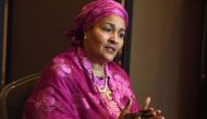 United Nations Deputy Secretary-General, Amina Mohammed poses during an AFP interview on July 8, 2019 in Niamey.  AFP / Issouf Sanogo 