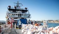 Italy's populist-dominated government has become particularly hardline against accepting undocumented migrants on its territory. / AFP / CLEMENT MAHOUDEAU