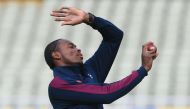 England's Jofra Archer takes part in a training session (AFP / Lindsey Parnaby/File photo)