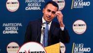 5-Star Movement leader Luigi Di Maio speaks during an electoral rally in Caserta, Italy, February 23, 2018. Reuters / Ciro De Luca
