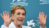 British actress Julie Andrews poses during a photocall during the 76th Venice Film Festival at Venice Lido. AFP / Alberto Pizzoli