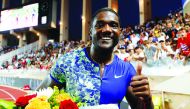 Justin Gatlin of the US celebrates after winning the Men’s 100m at the Diamond League meet in Monaco in this July 12, 2019 file picture. Reuters/Eric Gaillard