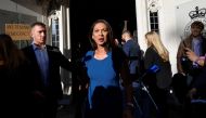 Campaigner Gina Miller arrives for the Supreme Court of the United Kingdom hearing on Prime Minister Boris Johnson's decision to prorogue parliament, in London, Britain September 17, 2019. REUTERS/Toby Melville