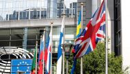 A British flag flies at the entrance of the European Parliament in Brussels, Belgium, March 28, 2017. Reuters / Yves Herman
