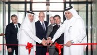 Alex Kyriakidis, President and Managing Director, Middle East & Africa, Marriott International, with Amer Fares, CEO of Sharaka Holdings, and other officials during the launch of Four Points by Sheraton Doha recently. 