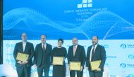 Yousuf Mohamed Al-Jaida, CEO of QFC, with Turkish Capital Markets Summit participants.