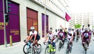 A file photo of previous edition of Team Qatar’s Flag Relay.