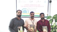 Bhavan’s Public School teachers with their awards. The quiz competition was intended to spread awareness about the life and contributions of Gandhiji in the making of the Indian Nation.