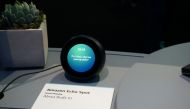 Amazon's Echo Spot device. Amazon, Apple and Google announced plans on December 18,2019 to develop a common technology standard for smart home products, in a move aimed at enabling more connected devices to speak to each other. (AFP / Robert LEVER)
