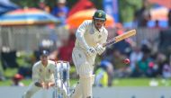 South Africa's Quinton de Kock (R) plays a shot during the first day of the first Test cricket match between South Africa and England at The SuperSport Park Stadium at Centurion near Pretoria on December 26, 2019. (AFP / Catherine Kotze)