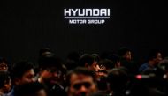 File photo: Employees of Hyundai Motor Group leave after the company's new year ceremony in Seoul, South Korea, January 2, 2020. REUTERS/Kim Hong-Ji
