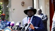 FILE PHOTO: South Sudan's President Salva Kiir Mayardit in Juba, South Sudan December 17, 2019.REUTERS/Jok Solomun