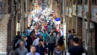 FILE PHOTO: People shop in a shopping street called Grand Bazaar in downtown Tehran, Iran June 23, 2019. Nazanin Tabatabaee/Wana News agency/via Reuters 
