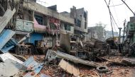 An AFP file photo of Delhi riots.