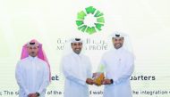 The officials during the award ceremony.