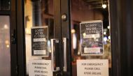 LONDON, UNITED KINGDOM - MARCH 20: An closed restaurant is seen in Soho as UK government orders  cafes and leisure centres etc to close as a measure against the coronavirus (COVID-19) epidemic in London, United Kingdom on March 20, 2020.( ?lyas Tayfun Sal