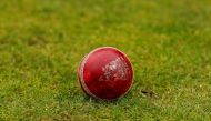 A cricket ball during nets. Reuters/Jason Cairnduff/File Photo

