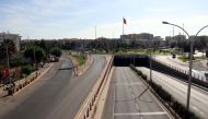A general view of an empty street is seen after Turkey imposed a four-day nationwide restriction to curb the spread of the novel coronavirus (COVID-19) pandemic in Sanliurfa, Turkey on May 23, 2020.  Müslüm Etgü - Anadolu