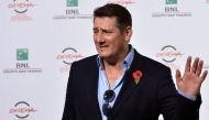 (FILES) In this file photo taken on October 20, 2014, Spandau Ballet's Tony Hadley poses during the photocall of the documentary 