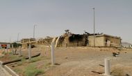 FILE PHOTO: A view of a damaged building after a fire broke out at Iran's Natanz Nuclear Facility, in Isfahan, Iran, July 2, 2020. Atomic Energy Organization of Iran/WANA (West Asia News Agency) via REUTERS 
