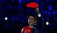 Japanese Prime Minister Shinzo Abe takes part in the closing ceremony. REUTERS/Stoyan Nenov/File Photo