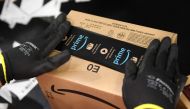Amazon will create 7,000 permanent jobs in the UK by the end of the year, the American e-commerce giant announced on September 3, 2020 in a boost for Britain's virus-hit economy. / AFP / DANIEL LEAL-OLIVAS