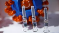 A booth displaying a coronavirus vaccine candidate from Sinovac Biotech Ltd is seen at the 2020 China International Fair for Trade in Services (CIFTIS), following the COVID-19 outbreak, in Beijing, China September 5, 2020. REUTERS/Tingshu Wang

