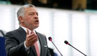 FILE PHOTO: King of Jordan Abdullah II addresses the European Parliament in Strasbourg, France January 15, 2020. REUTERS/Vincent Kessler