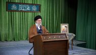 Iran's Supreme Leader Ayatollah Ali Khamenei delivers a virtual speech in Tehran, Iran November 3, 2020. Official Khamenei Website/Handout via REUTERS 