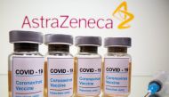 FILE PHOTO: Vials with a sticker reading, 