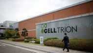 The logo of Celltrion is seen at company's headquarters in Incheon, South Korea, October 28, 2016. REUTERS/Kim Hong-Ji/File Photo