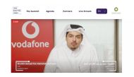 Sheikh Hamad Abdulla Al Thani, CEO, Vodafone Qatar, giving keynote speech at the ‘Doha Smart Cities Summit’ which was held yesterday.