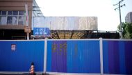 File photo: A blocked entrance to Huanan seafood market, where the coronavirus that can cause COVID-19 is believed to have first surfaced, in Wuhan, Hubei province, China September 2, 2020. Picture taken September 2, 2020. Reuters/Aly Song/File Photo