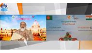 Indian and Bangladesh leaders jointly inaugurated a Bangabandhu-Bapu digital exhibition (Source: PIB/India)