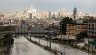 A view shows empty street as Lebanon tightened lockdown and introduced a 24-hour curfew to curb the spread the coronavirus disease (COVID-19) in Hazmiyeh, Lebanon, January 14, 2021. REUTERS/Mohamed Azakir
