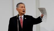 FILE PHOTO: Tokyo 2020 president Yoshiro Mori speaks at a news conference in Tokyo, Japan, February 4, 2021. REUTERS/Kim Kyung-Hoon/Pool/File Photo

