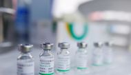 FILE PHOTO: FILE PHOTO: Vials of the Sinopharm's coronavirus disease (COVID-19) vaccine are pictured in Lima, Peru, February 9, 2021. REUTERS/Sebastian Castaneda/File Photo/File Photo

