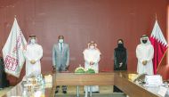 Officials of Qatar Chamber and Doha Institute for Graduate Studies at the event.