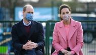 Britain's Prince William and Catherine, Duchess of Cambridge attend a discussion with teachers and mental health professionals during a visit to School 21 following its re-opening after the easing of coronavirus disease (COVID-19) lockdown restrictions in