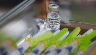 Doses of the Pfizer-BioNTech coronavirus disease (COVID-19) vaccine are seen at a COVID-19 vaccination centre in Seoul, South Korea, March 10, 2021. REUTERS/Kim Hong-Ji
