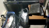 Illicit drugs are seized from a storeroom in a residential unit in the vicinity of McNair Road, Singapore in a CNB operation on March 16, 2021 released March 19, 2021. Central Narcotics Bureau, Singapore/Handout via REUTERS 