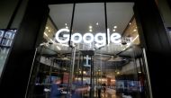 The Google name is displayed outside the company's office in London, Britain November 1, 2018. REUTERS/Toby Melville/File Photo