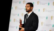 Noel Clarke receives Outstanding British Contribution To Cinema BAFTA award, on the Opening Night show during the 74th British Academy Film Awards in London, Britain, April 10, 2021. BAFTA/Scott Garfitt/Handout via Reuters