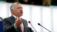 File photo: King of Jordan Abdullah II addresses the European Parliament in Strasbourg, France January 15, 2020. Reuters/Vincent Kessler/File Photo