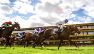 Jockey Cristian Demuro guides Coeursamba to victory. PIC: SCOOPDYGA