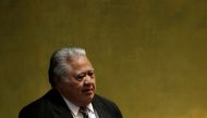 File photo: Prime Minister Tuilaepa Sailele Malielegaoi of Samoa arrives to address the 71st United Nations General Assembly in the Manhattan borough of New York, U.S., September 23, 2016. Reuters/Mike Segar/File Photo