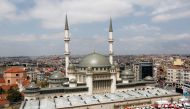 Newly built Taksim Mosque is seen at Taksim Square shortly before its inauguration in central Istanbul, Turkey May 28, 2021. Reuters/Dilara Senkaya
